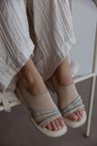 Blaze Stone Detailed Mesh Women's Sandals