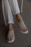 Blaze Stone Detailed Mesh Women's Sandals