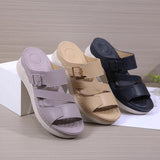 Outsole lightweight non-slip heel casual round toe slippers